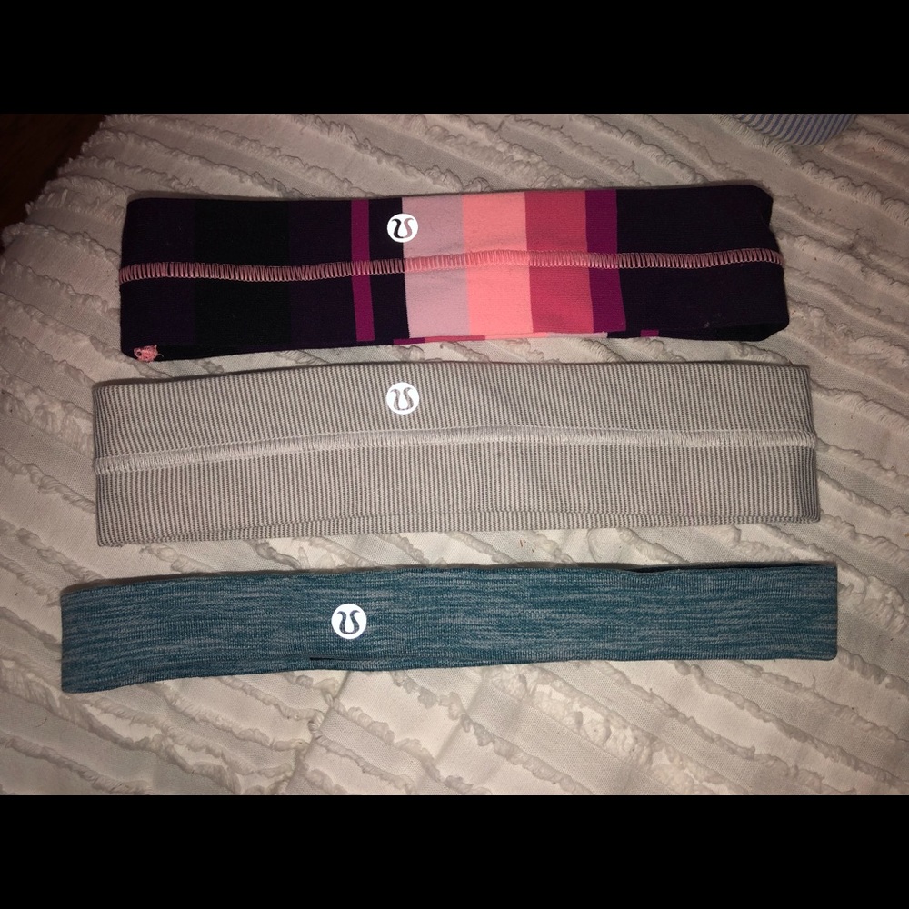 3 Lululemon headbands